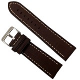 Cumpara ieftin Curea din piele naturala Maro - 24mm WZ2895