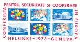 Romania MNH 1973 - Conferinta pentru securitate si cooperare in Europa Helsinki - LP 833 a - bloc