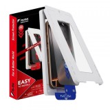 Folie de protectie Ecran Privacy Anank 2X Reinforced pentru Apple iPhone 15, Sticla Securizata, Full Glue, 2.5D