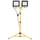 Proiector cu LED și trepied, 2x100 W, alb rece