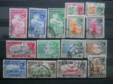 1957 SERIE ZANZIBAR COLONII BRITANICE, Stampilat