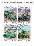 S. TOME E PRINCIPE 2019 - Istorie, Razboi WW2, Ziua Z, aniversari, colita timbre