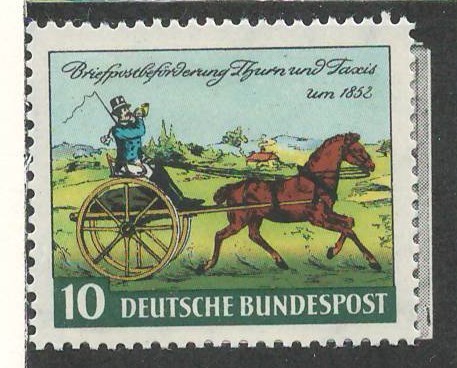 Germania 1952 Mi 160 MNH - 100 de ani de timbre
