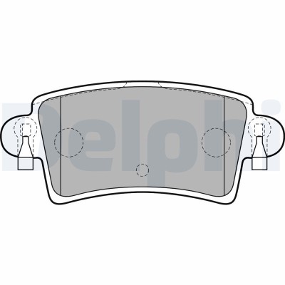 DELPHI LP1747 set placute frana,frana disc foto