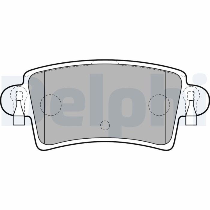 DELPHI LP1747 set placute frana,frana disc
