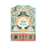 Carte de colorat cu stickere Gasca lui Jojo, Moulin Roty