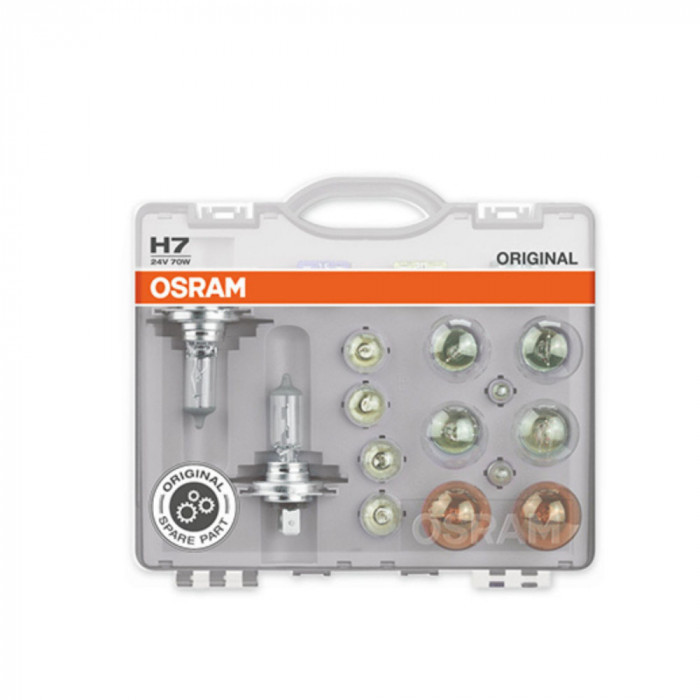 Set Becuri Auto De Rezerva Camion, 24V H7, OSRAM