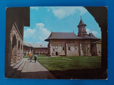 CPIB 23355 CARTE POSTALA - MANASTIREA NEAMT, CIRCULATA, 1968, STAMPILE, TIMBRU foto