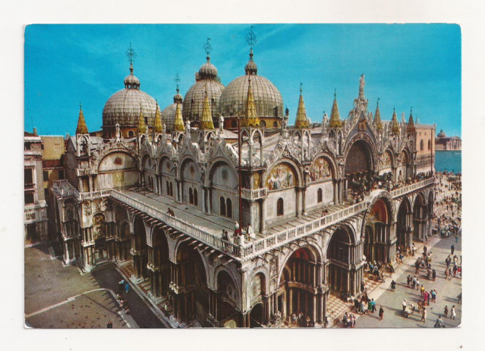 FA52-Carte Postala-ITALIA- Venezia , Basilica di S. Marco, necirculata 1968