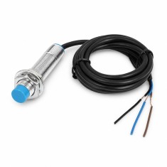 Senzor inductiv de proximitate NPN, distanta detectie 4 mm, alimentare 6-36V DC, filet M12, pentru detectie obiecte metalice si automatizari (LJ12A3-4