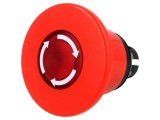 Comutator de siguranță ABB 22mm roșu MLB-1 IP66, 2 poziții