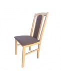 Scaun de living si bucatarie, DM7 Boston, din lemn masiv fag, tapiterie stofa, 120 kg, 96x43x40 cm, Stejar Sonoma