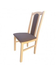 Scaun de living si bucatarie, DM7 Boston, din lemn masiv fag, tapiterie stofa, 120 kg, 96x43x40 cm, Stejar Sonoma
