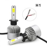 Set 2 becuri cu LED AUTO H1 C6 6000K, Universal