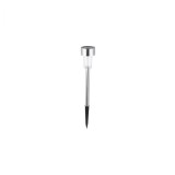 Lampa solara Led decorativa pentru gradina, Argintie, eMazing, Lumina Alb Rece