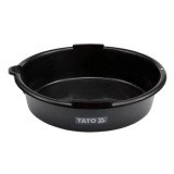 Vas Colectare Ulei Yato 7L Plastic Negru 300mm Diametru Pentru Schimb Ulei Auto