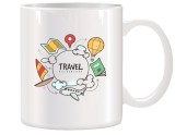 Cana alba personalizata Travel, INOVATIX&reg;. 330ml, Oem