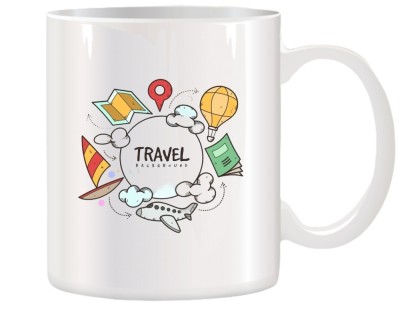 Cana alba personalizata Travel, INOVATIX&amp;reg;. 330ml foto