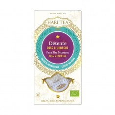 Ceai Premium Face the Moment Trandafiri si Hibiscus Bio Hari Tea 10dz