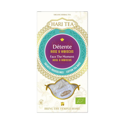 Ceai Premium Face the Moment Trandafiri si Hibiscus Bio Hari Tea 10dz foto