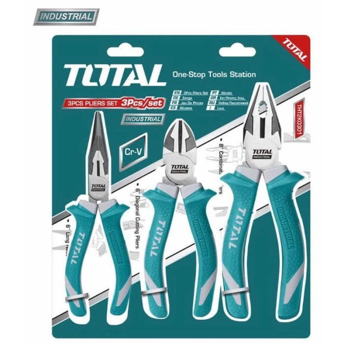 Set clesti 3 buc TOTAL Industrial - 8/6/6 cleste taietor