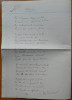 3 poezii in manuscris I. U. Soricu, interbelice, nepublicate, 6 pagini