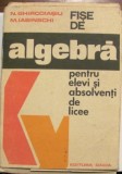 CY GHIRCOIASIU &amp; IASINSCHI &quot;Fise de Algebra pentru Elevi si Absolventi de Licee&quot;, Dacia