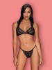 Set sexy Elisetta Obsessive, Negru, S/M