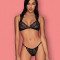 Set sexy Elisetta Obsessive, Negru, S/M