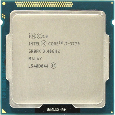 Procesor Intel Core I7-3770 , 3.40GHz (Up to 3.9GHz) , LGA1155 , 8MB Cache Tray foto