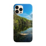 Husa compatibila cu Apple iPhone 14 Plus model Forest Lake, Silicon, TPU, Viceversa, Transparent, Carcasa