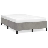 Cumpara ieftin Cadru de pat fara saltea, gri deschis, 120x200 cm, catifea