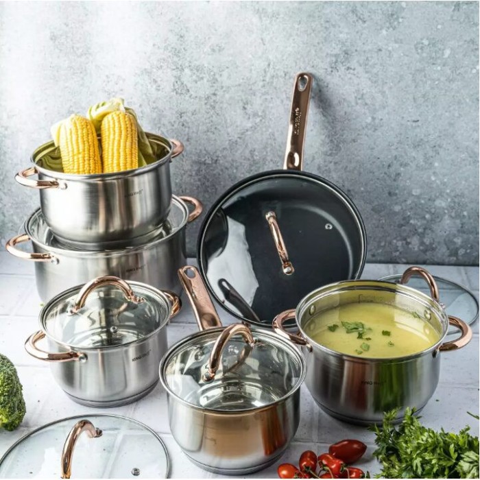 Set 6 oale cu capac,16/16/18/20/24/24 cm ,Kinghoff