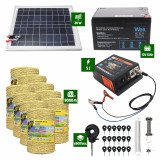 Pachet Gard electric 5J putere plus 9000m de fir si Panou Solar