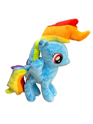 Ponei din plus curcubeu Rainbow Dash 35cm foto