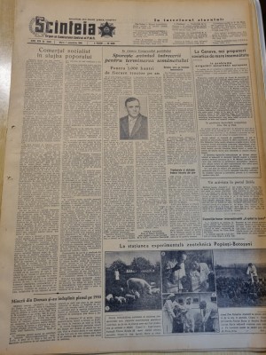 scanteia 1 noiembrie 1955-art.papauti botosani,minerii din doman resita,braila foto