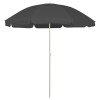 VidaXL Umbrelă de soare de plajă, antracit, 240 cm 314706