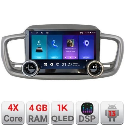 Navigatie KIA Sorento 2015-2018 Manual Kit-6528 Edotec 4+64 10.5 inch Incell 1K android Wifi 5Ghz gps internet 32 CarStore Technology