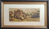 Al. Stoia-T&acirc;rgul Moşilor (după A. Preziosi), tehnică mixtă, datare 1903, raritate, Scene gen, Pastel, Realism