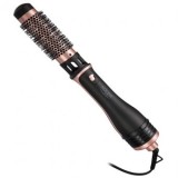 Perie Electrica Adler AD 2026, 1200W, 2 in 1, 2 Temperaturi, Cool Shot, 2 Accesorii, Peri Nailon, Protectie Supraincalzire, Negru/Auriu