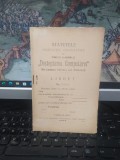 Statutele Socieăței Cooperative de Producție și consumație Deșteptarea Cumpătărei din comuna Izbiceni jud. Romanați, azi jud. Olt, T&acirc;rgu Jiu 1908 013
