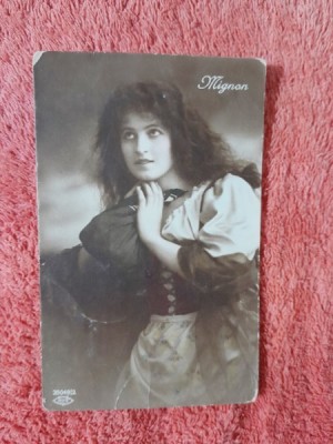 Carte postala, Mignon, perioada interbelica foto
