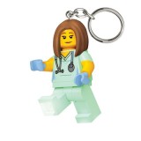 Lego Classic Veterinarian / Nurse Keychain - 3 Inch Tall Figure