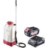 Raider RDP-SBKMD20 + RDP-R20 - Pulverizator 3 bar 15 l + Set 1 acumulator si incarcator Li-Ion 20 V 4 Ah