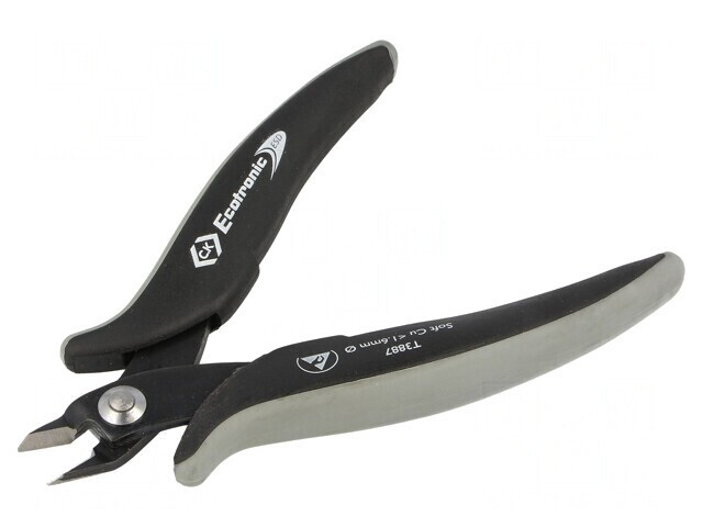 Clești de Tăiere Miniatură ESD 136mm fără Fațetă