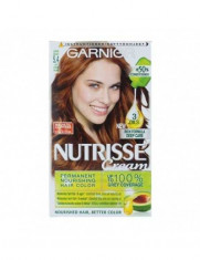 Vopsea de par permanenta Garnier Nutrisse Cream 5.4 Light Copper Brown foto