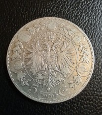 Austria - 5 Korona 1900 - Argint foto