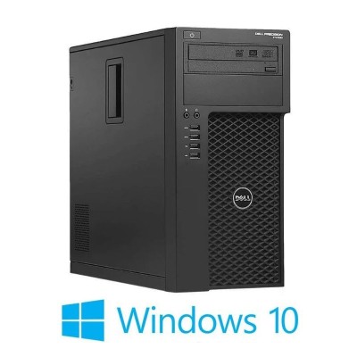 Workstation Dell Precision T1700, Quad Core E3-1270 v3, 16GB DDR3, Win 10 Home foto