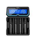 Incarcator Acumulatori XTAR X4 Li-Ion / Ni-MH 4 Sloturi LCD 2A 18650, 21700, 26650 Power Bank