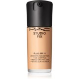 MAC Cosmetics Studio Fix Fluid SPF 15 24HR Matte Foundation + Oil Control machiaj cu efect matifiant SPF 15 culoare NC17 30 ml